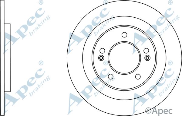 APEC BRAKING Тормозной диск DSK2925